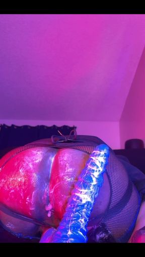 Gaping My Hole with Topped Toys Fantasy Dildo