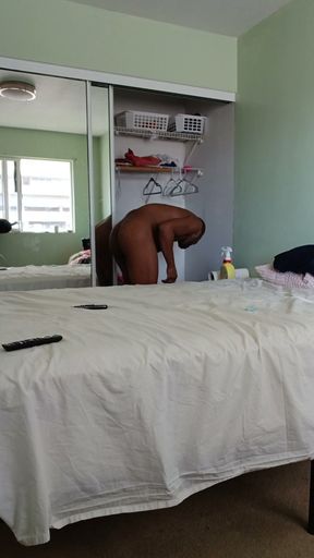 Doing Laundry Naked!