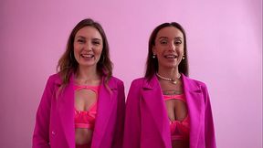 Three hot barbies pleasure each other in a wild threesome