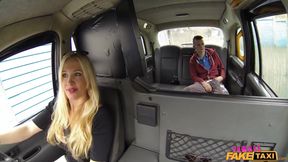 Female Fake Taxi - Feisty Driver Gives Steamy Blowjob to Naughty Student in Rebellious Car Hookup