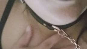 bondage goth girl