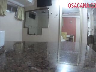 Sexy Beauty with Large Butt Screws Sexy with Gifted at Motel