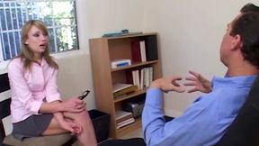 maya hills cute small tits blonde secretary hot fucked with boss