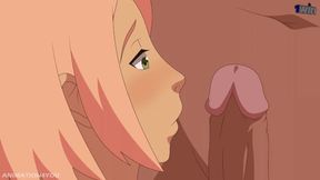 Raw Naruto Porno: Sakura's Wet Pussy&#x1F32E;&#xFE0F; Ripped by Sasuke's Hard Dick&#x1F346; Cumming Kunoichi Tits