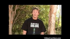 Sindee Jennings' 10 Man Cum Slam - LEWD movie