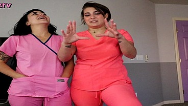 Homecare nurses Faith and Sushii Small Penis Humiliation