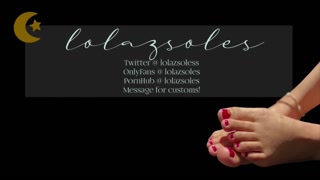 Red pedicure Footjob makes him cum so quick! (OF and Manyvids in bio!)