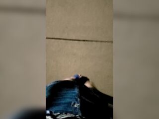 Crossdresser Latin chick goes for a late night walk