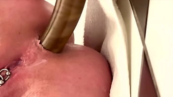 50cm Long Dildo Anal Masturbate with Sweet Orgasm and a lot Juice from my Pussy