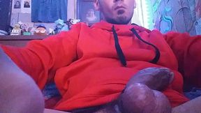 Young Man Gets Horny and Milks His Rock Hard Dick