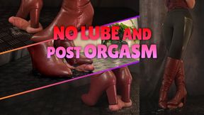 Full Weight Crushed without Lube and Post Orgasm in my Red Heeled Boots (Edited Double Version) - TamyStarly - Cock Balls Crush Trample, Shoejob, Bootjob, CBT, Ballbusting, Trampling, Stomping