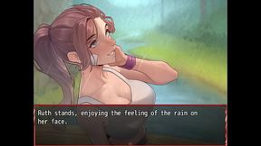 HAREM In Another World [ HENTAI Game ] Ep.34 his BEST FRIEND is getting all wet under the outdoor rain !