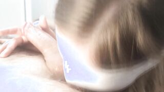 Blindfolded Step Sister Give Slobbery Deep Throat Head - New_Profession