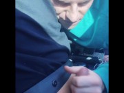 Uber Driver Big Cock Sucked & Swallowed By Hot Young Twink HD