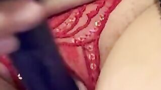 Toy Fucking with Legs Closed. Meaty Pregnant Cunt Orgasms XXX
