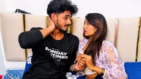 Stepbrother and stepsister get down in Indian tradition
