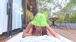 My girlfriend&#039;s friend didn&#039;t resist and I fucked her and left my cream on her