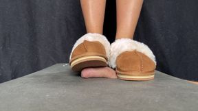 I crush you pathetic cock under my mule slippers and ruin your orgasm