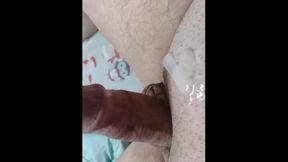 Huge man emptying his massive nuts on himself with close up shots and excellent-sized jizm shot