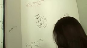 gracie glam gloryhole blowjob and cum swallowing