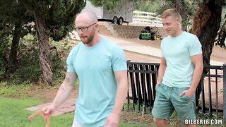 Countryside gay anal sex