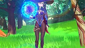 Mona Seduces Savage Hilichurls in Hot Genshin Adventure
