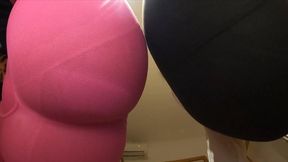 Two giants POV their buttocks humiliated the dwarf