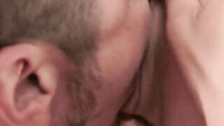 British amateur teenie with gigantic cunt lips banged after massage