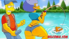 Marge Simpsons Sizzling Curves Ignite Steamy Hentai Escapades
