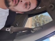 I got caught 🥵 risky jack off in public