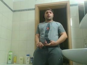 Pissing on Dirtyjunkbro in the Toilet