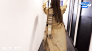 Big Assy Petite Brunette Gags Then Gets Pounded POV