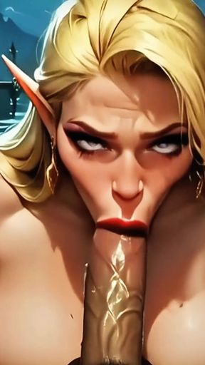 Elf Queen’s Diplomatic Mission Ends in Massive Orc Gangbang (4k Ai Generated)
