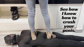 Come and be trampled on, you useless thing.