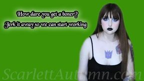 We can't work if you have a boner, jerk it away now! - MP4 HD 1080p