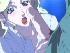Lingeries anime girl sucking bigcock