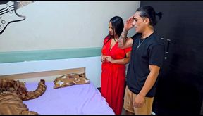 Indian The old father-in-law went to his daughter-in-law&#039;s room and tried to fuck her.