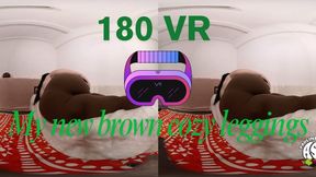 VR 180 new brown cozy leggings mp4