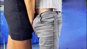 College student gets ass penetrated in public by a stranger