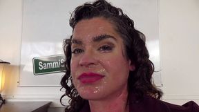 13 cum facials - 43yo wife