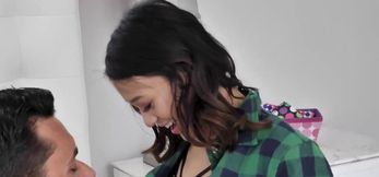 SwapMyDaughters. - Post-fuck cum shower with Na
