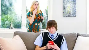 Religious stepmom catches stepson watching porn and decides to personally teach him about women's bodies instead