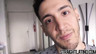 Gay dude pays straight Latino cutie to fuck him hard