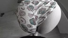 My mature girlfriend fucks me with a strapon.