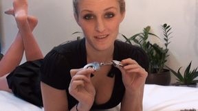 Handcuff Saleswoman - mp4