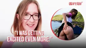 Ersties - Cute Redhead Amelia Fingers Her Wet Pussy in a Public Spot