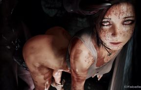 Monster Carrying Lara & Pounding Her Roughly