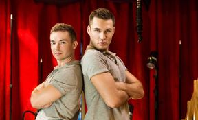 Dudes Gabriel Cross and Theo Ford sexing it up