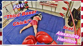 POV: Thicc Boxer Chick! WMV