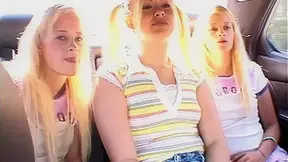 Milton Darlings lick teens nipples in POV threesome scene